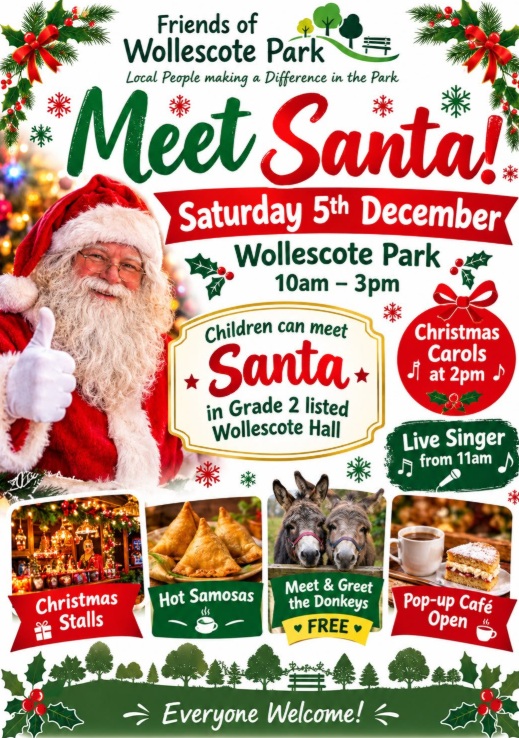 Friends of Wollescote Park - Meet Santa